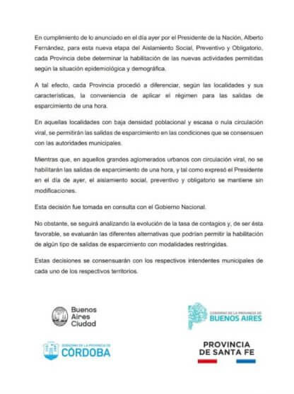 Permisos cuarentena focalizada | Desmiento es un portal de noticias sobre actualidad política, económica y social argentina, de la Provincia de Buenos Aires y sus municipios.