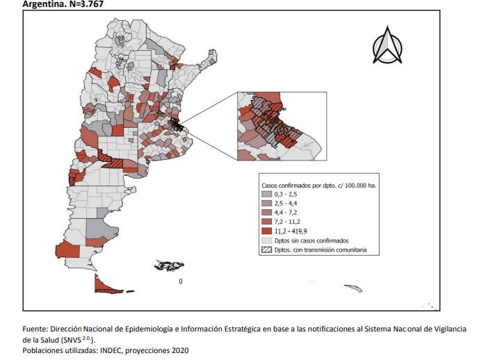 casos covid-19 por provincia- Fuente_ Dirección Nacional de Epidemiología e Información Estratégica en base a las notificaciones al Sistema Nacional de Vigilancia | Desmiento es un portal de noticias sobre actualidad política, económica y social argentina, de la Provincia de Buenos Aires y sus municipios.