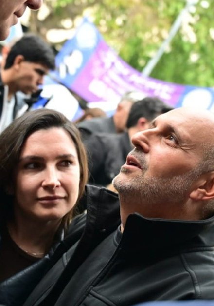 Alexis Guerrera marchó por la universidad pública y le pidió a Milei que no desfinancie el sistema